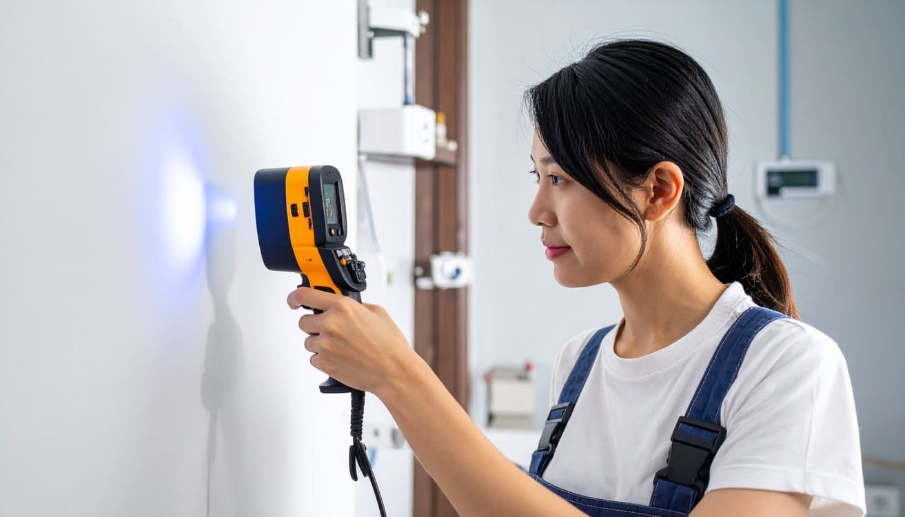 驗屋不能只靠肉眼，搭配專業檢測儀深入建築結構
