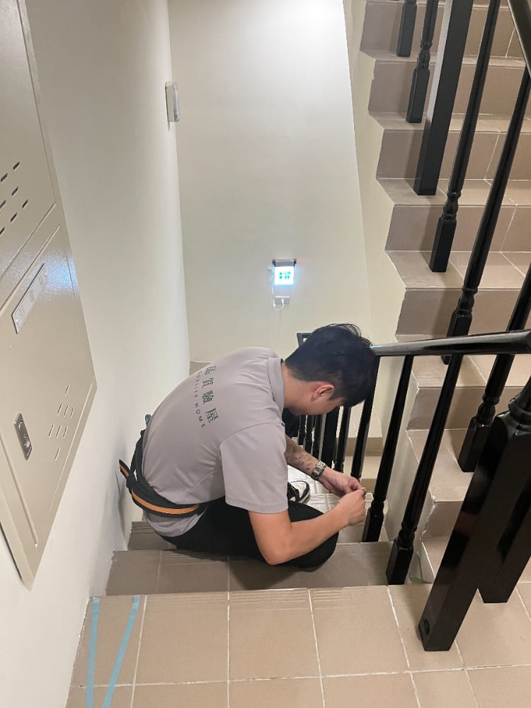 公設樓梯間欄杆品質、外觀檢測