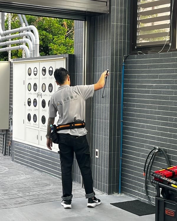 公設停車空間二丁掛空心檢測